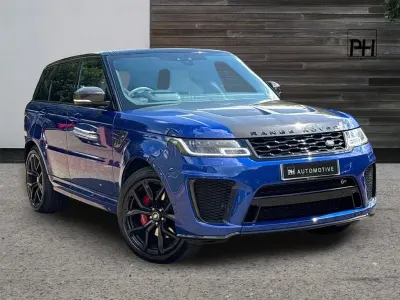Used Land Rover Range Rover Sport SVR 575 HP (422 kW) 2021 Blue SUV
