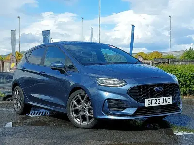 Usado Ford Fiesta ST-Line 125 CV (91 kW) 2023 Azul Utilitario