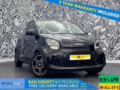 Used Smart ForFour Electric Drive Premium 60 kW (82 HP) 2021 Black Hatchback