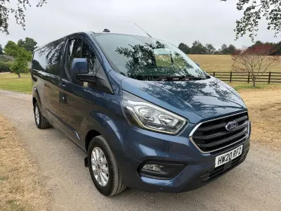 Used Ford Transit Custom Limited 130 HP (95 kW) 2020 Blue Van