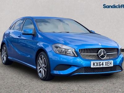 Used Mercedes A180 122 HP (89 kW) 2015 Blue Hatchback