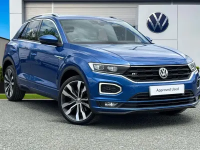 Used VW T-Roc R-line 115 HP (84 kW) 2019 Blue SUV
