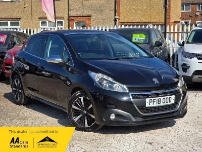 Used Peugeot 208 Allure Premium 2018 Black Hatchback