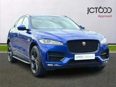 Begagnad Jaguar F-Pace R-Sport 177 HK (130 kW) 2019 Blå SUV