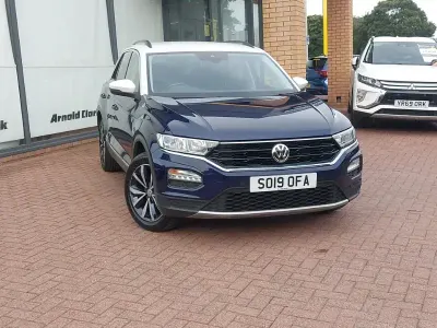 Used VW T-Roc Design 150 HP (110 kW) 2019 Blue SUV