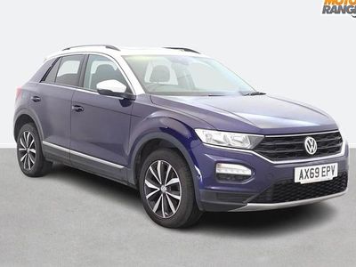 Used VW T-Roc Design 115 HP (84 kW) 2020 Blue SUV