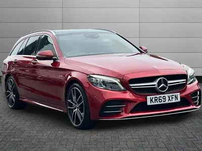 Used Mercedes C43 AMG Premium Plus 390 HP (286 kW) 2020 Red Estate