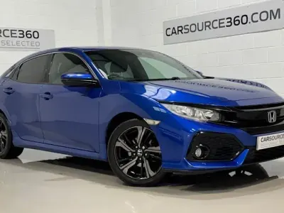 Used Honda Civic SR 129 HP (94 kW) 2017 Blue Hatchback