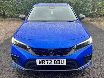 Used Honda Civic Advance 2022 Blue Hatchback