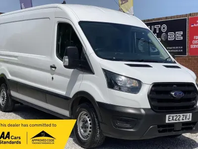 Used Ford Transit S 130 HP (95 kW) 2022 White Van