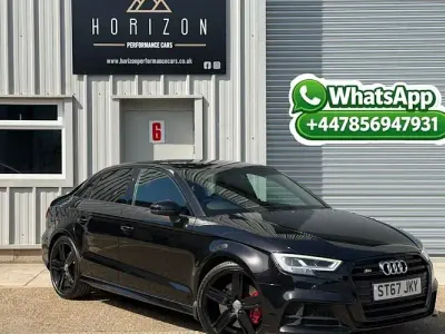 Used Audi S3 Black Edition 310 HP (228 kW) 2017 Black Sedan