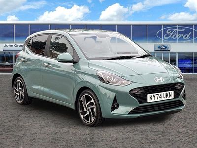 Used Hyundai i10 Premium 2024 Green Hatchback
