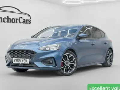 Used Ford Focus ST-Line X 125 HP (91 kW) 2019 Blue Hatchback
