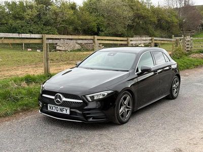 Begagnad Mercedes A200 Executive 163 HK (119 kW) 2020 Svart Halvkombi