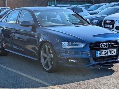 Used Audi A4 Black Edition 177 HP (130 kW) 2014 Blue Sedan