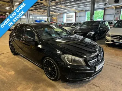 Used Mercedes A200 AMG 136 HP (100 kW) 2015 Black Hatchback