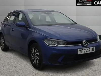 Used VW Polo Life 95 HP (69 kW) 2022 Blue Hatchback