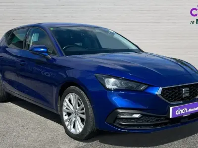 Used Seat Leon SE Dynamic 130 HP (95 kW) 2021 Blue