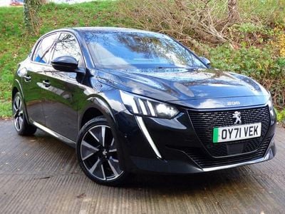 Used Peugeot e-208 GTi 100 kW (136 HP) 2021 Black Hatchback