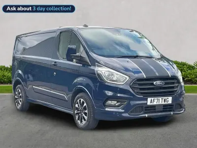 Używany Ford Transit Custom Sport 185 KM (136 kW) 2021 Niebieski Van