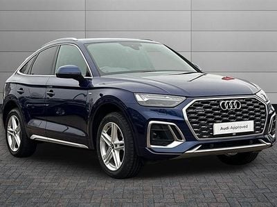 Used Audi Q5 S-Line 265 HP (194 kW) 2022 Navarra blue SUV