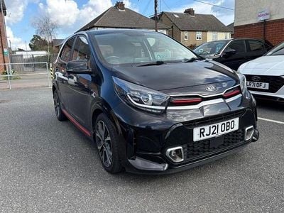 Used Kia Picanto GT-Line 99 HP (72 kW) 2021 Black Hatchback