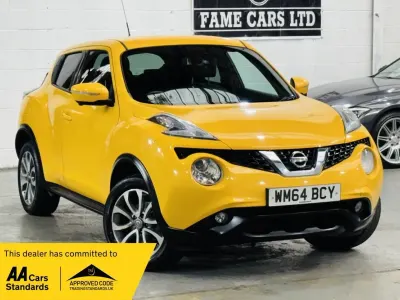 Used Nissan Juke Tekna 117 HP (86 kW) 2014 Yellow SUV
