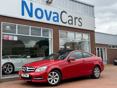 Used Mercedes C220 Executive 2014 Red Coupe