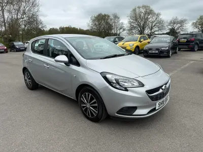 Used Vauxhall Corsa Design Edition 90 HP (66 kW) 2018 Silver Hatchback