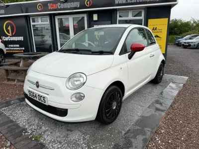 Used Fiat 500 Pop 69 HP (50 kW) 2014 White Hatchback