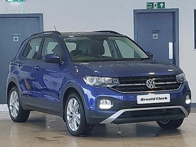 Used VW T-Cross SE 115 HP (84 kW) 2019 Blue SUV