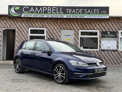 Used VW Golf VII SE 115 HP (84 kW) 2018 Blue Hatchback
