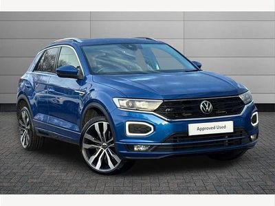 Blue Used 2022 VW T-Roc R-line SUV | £22,494 (Fair price)