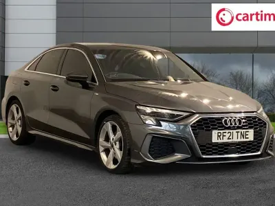 Used Audi A3 S-Line 150 HP (110 kW) 2021 Grey Sedan