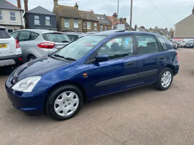 Used Honda Civic SE 110 HP (80 kW) 2002 Blue Hatchback
