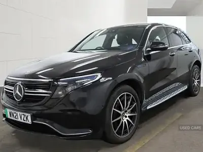 Used Mercedes EQC400 AMG line 300 kW (408 HP) 2021 Black SUV
