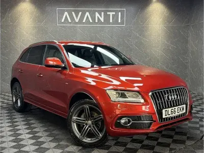 Used Audi Q5 S-line plus 190 HP (139 kW) 2016 Red SUV