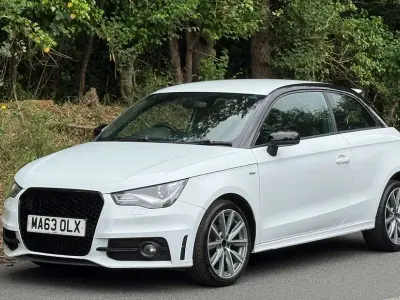 Used Audi A1 S-Line 86 HP (63 kW) 2013 White Hatchback