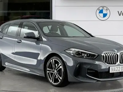 Used BMW 118 M Sport 136 HP (100 kW) 2022 Blue Hatchback