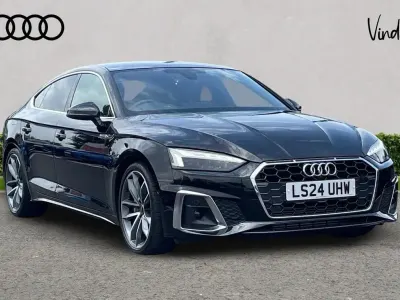 Used Audi A5 S-Line 200 HP (147 kW) 2024 Black Hatchback