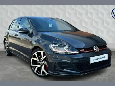 Used VW Golf VII GTI 245 HP (180 kW) 2019 Blue Hatchback