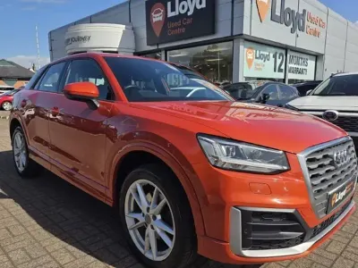 Second-hand Audi Q2 S-Line 150 CP (110 kW) 2017 Portocaliu SUV