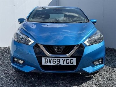 Used Nissan Micra Acenta 117 HP (86 kW) 2019 Blue Hatchback