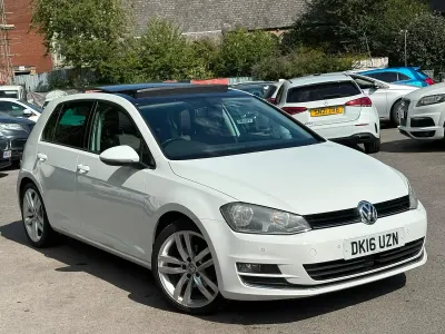 Used VW Golf VII GT 110 HP (80 kW) 2016 White Hatchback
