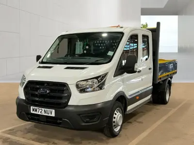 Used Ford Transit 130 HP (95 kW) 2022 White Cabriolet