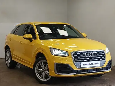 Begagnad Audi Q2 S-Line 150 HK (110 kW) 2017 Gul SUV