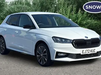 Used Skoda Fabia Monte Carlo 150 HP (110 kW) 2022 White Hatchback