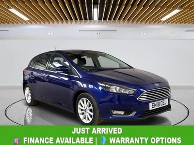 Used Ford Focus Titanium 125 HP (91 kW) 2018 Blue Hatchback