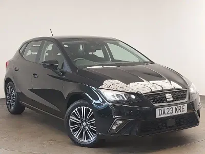 Used Seat Ibiza SE Technology 95 HP (69 kW) 2023 Black Hatchback