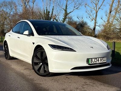White Used 2024 Tesla Model 3 RWD Sedan | £27,995 (Expensive)
